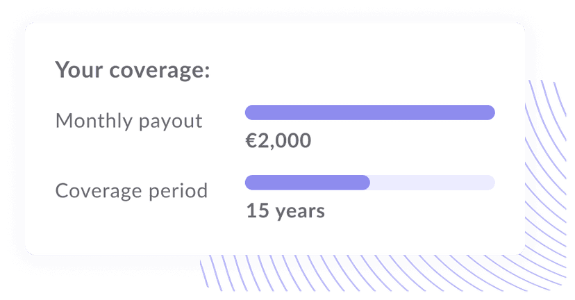 Monthly payout and coverage period explainer