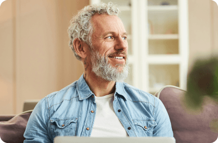 Retiree comparing international health insurance policies