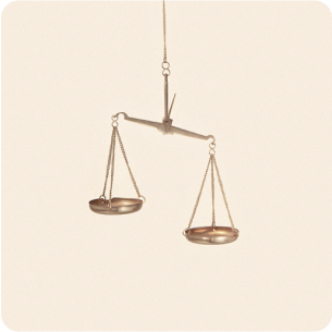 Icon showing scales.